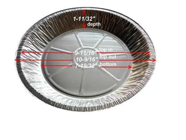 11" Extra Deep Foil Pie Pan 1 13/32" Deep 50/PK