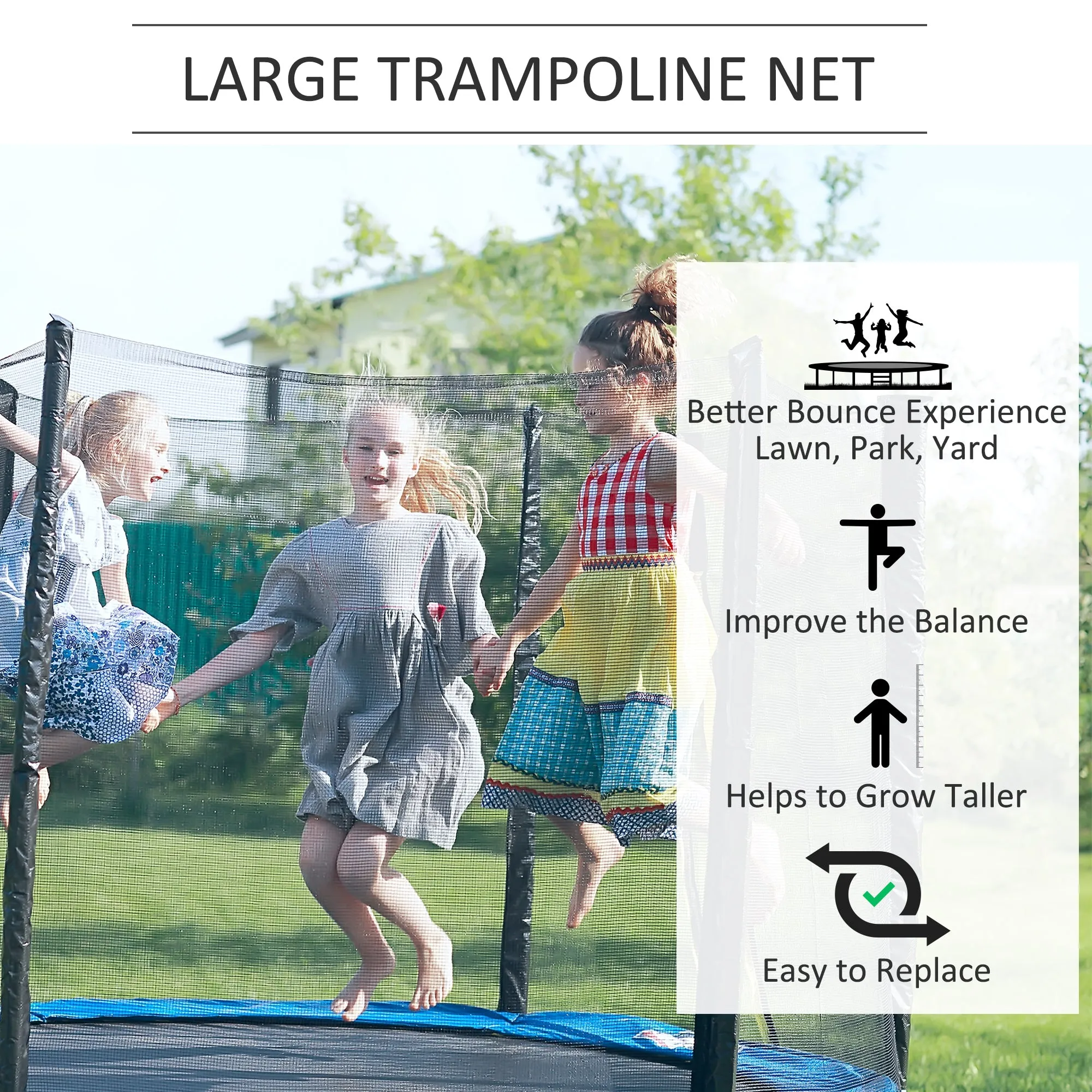 13ft Trampoline Enclosure Net