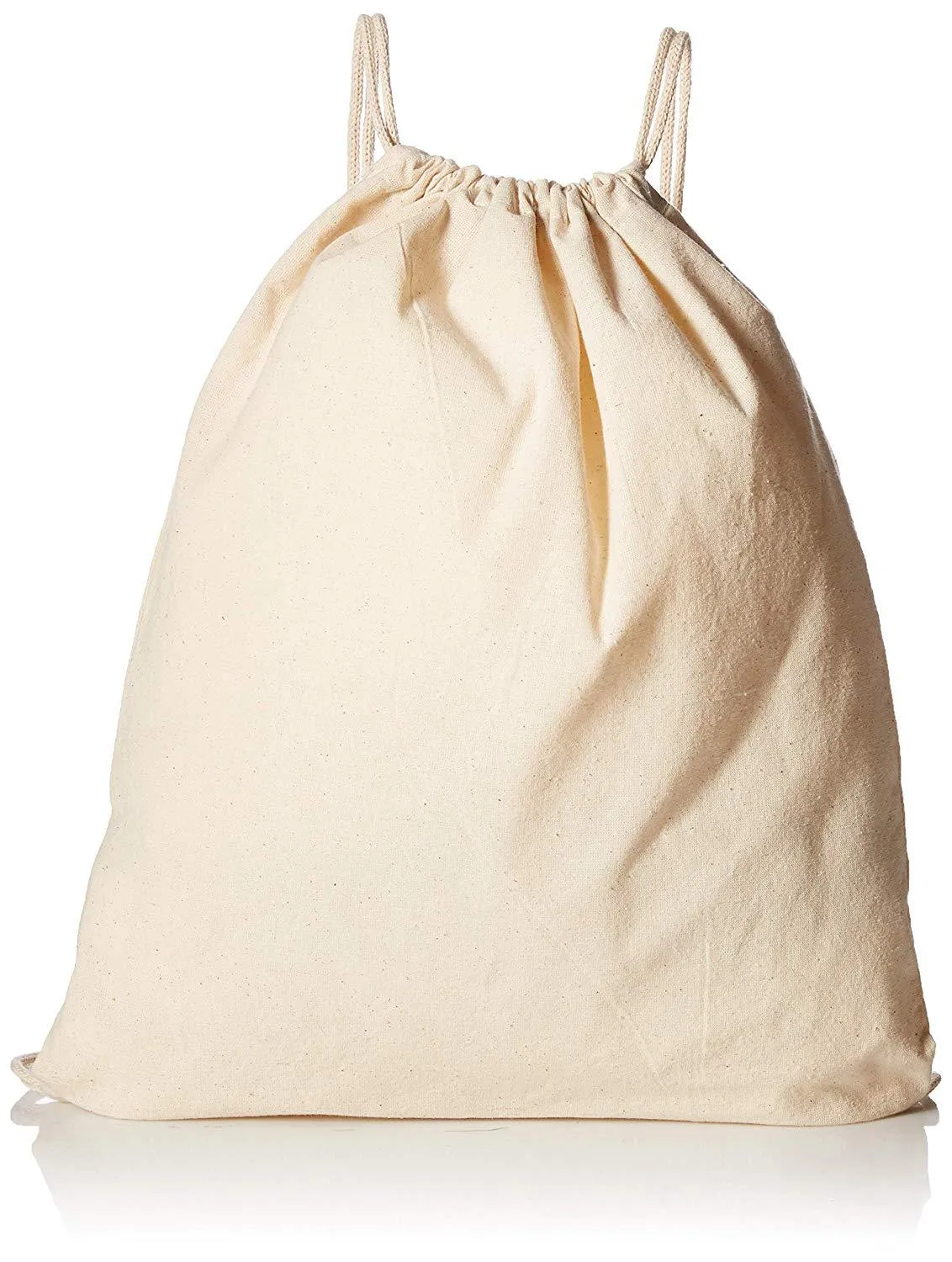 240 ct Organic Cotton Canvas Drawstring Bags / Backpacks - By Case