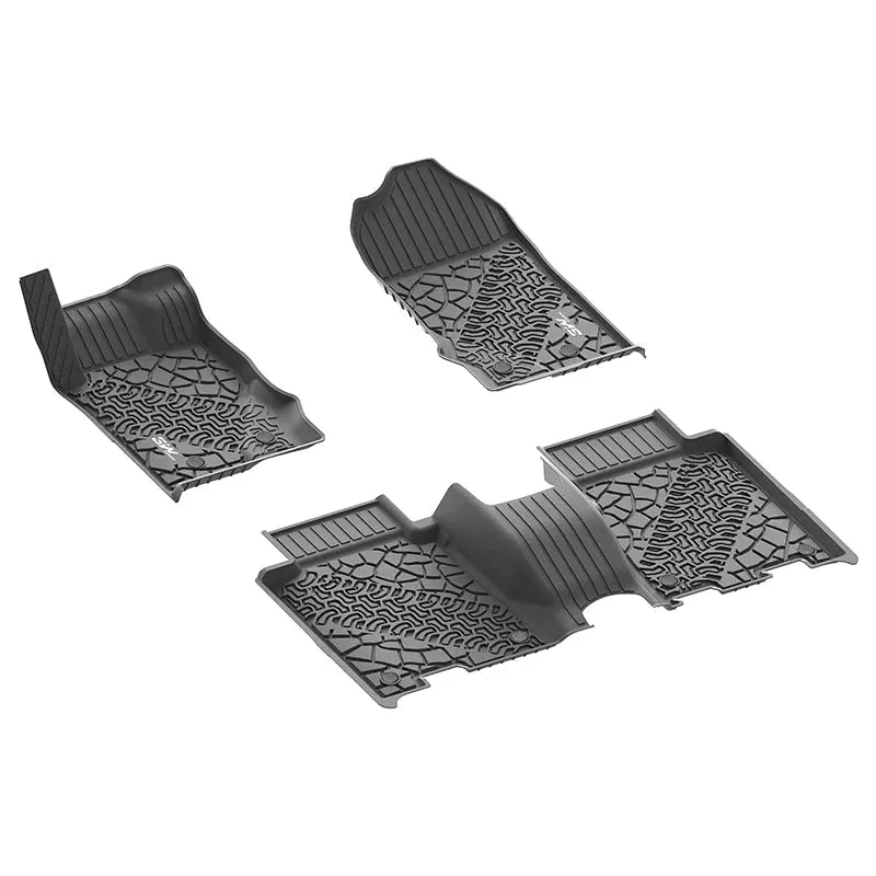 3W Floor Mats and Trunk Mat for Ford Bronco (2021-2024)