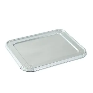 Aluminum Pan Lids Size Options: Standard Half Size Foil Steam Table Pan Lid 9X13 and Heavy-Duty Full Size Foil Steam Table Pan Lid