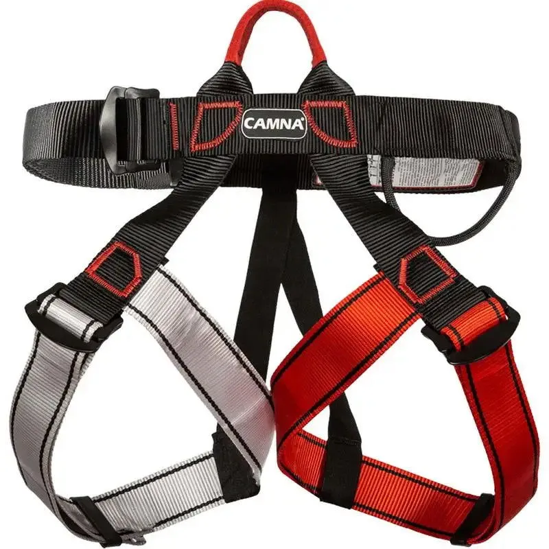 Anti-Fall Safety Belt Adjustable Harness for Outdoor Activities Half-Body Climbing Mountain Work Tools Altitude Climbing