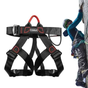 Anti-Fall Safety Belt Adjustable Harness for Outdoor Activities Half-Body Climbing Mountain Work Tools Altitude Climbing