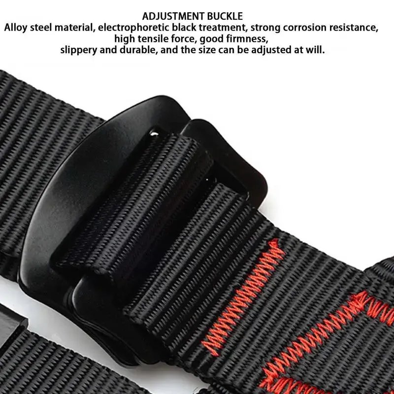 Anti-Fall Safety Belt Adjustable Harness for Outdoor Activities Half-Body Climbing Mountain Work Tools Altitude Climbing