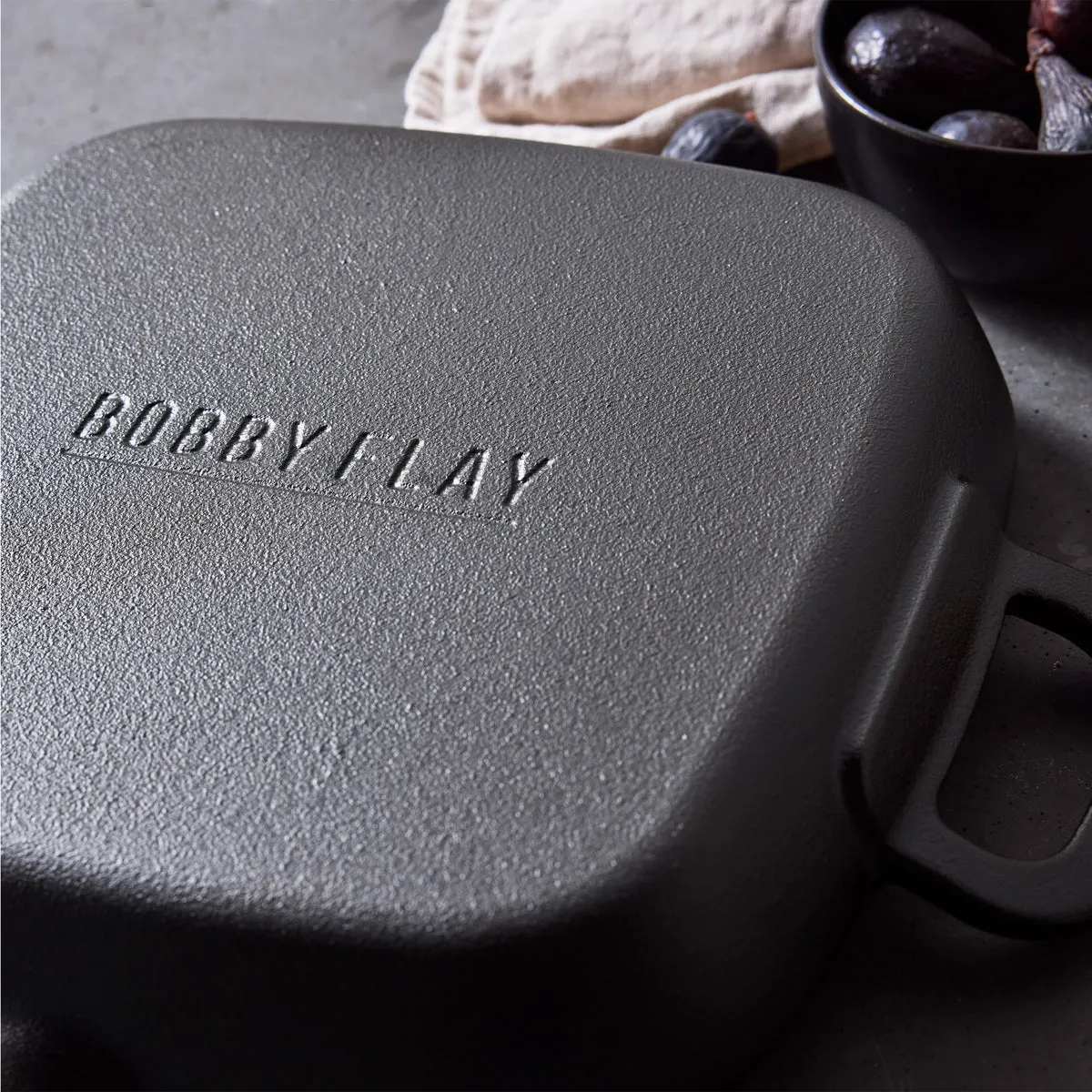 Bobby Flay by GreenPan 11" Cast Iron Square Grill Pan