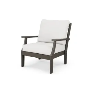 Braxton Deep Seating Chair in Vintage Finish