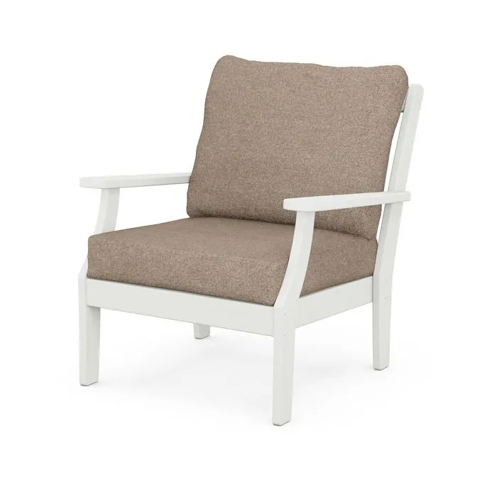 Braxton Deep Seating Chair in Vintage Finish