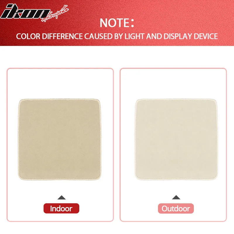 Car Floor Mat for 2008-2012 Honda Accord Beige Carpet 4PC Nylon