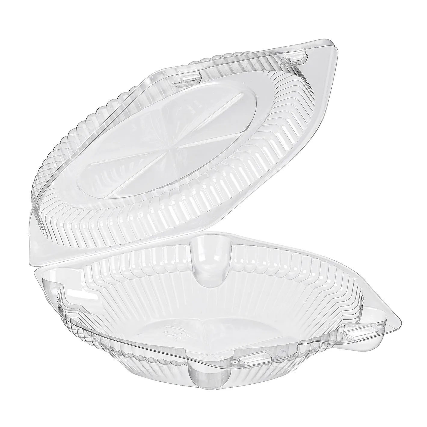 Clear Plastic Low Clamshell for 6" Foil Pie Pan 300/CS