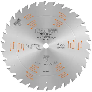 CMT Orange Chrome Glue Line Ripping Blade 10" X T30 TCG (1/8" Full Kerf)