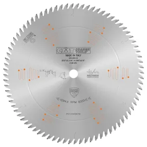 CMT Orange Chrome Ultra Finish Cross Cutting Blade 10" x T80 ATB (1/8" Full Kerf)