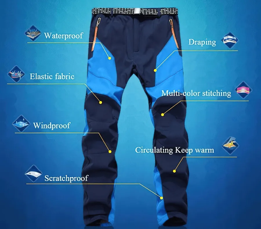 Cold Resistance Waterproof Fleece Pants / Skiing Outdoor Pants - SF0643