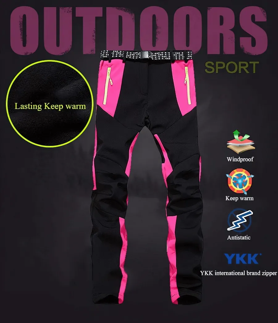 Cold Resistance Waterproof Fleece Pants / Skiing Outdoor Pants - SF0643