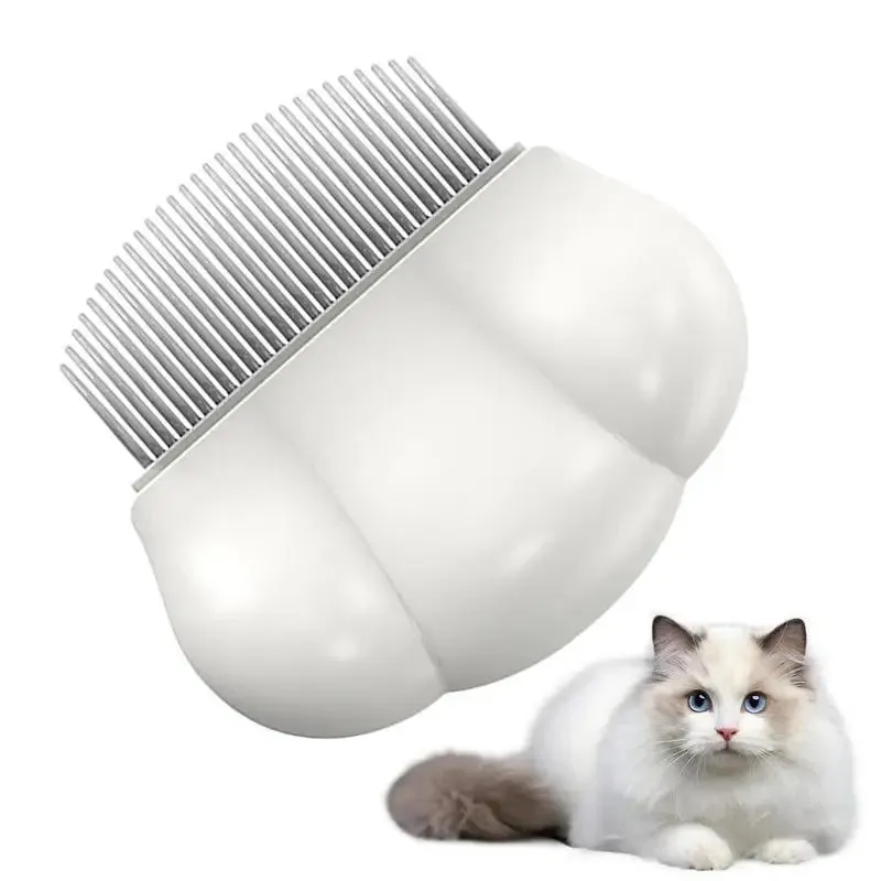 Dog Grooming Comb - Comfortable Universal Shedding Brush for Small Pets, Removes Tangles and Fleas