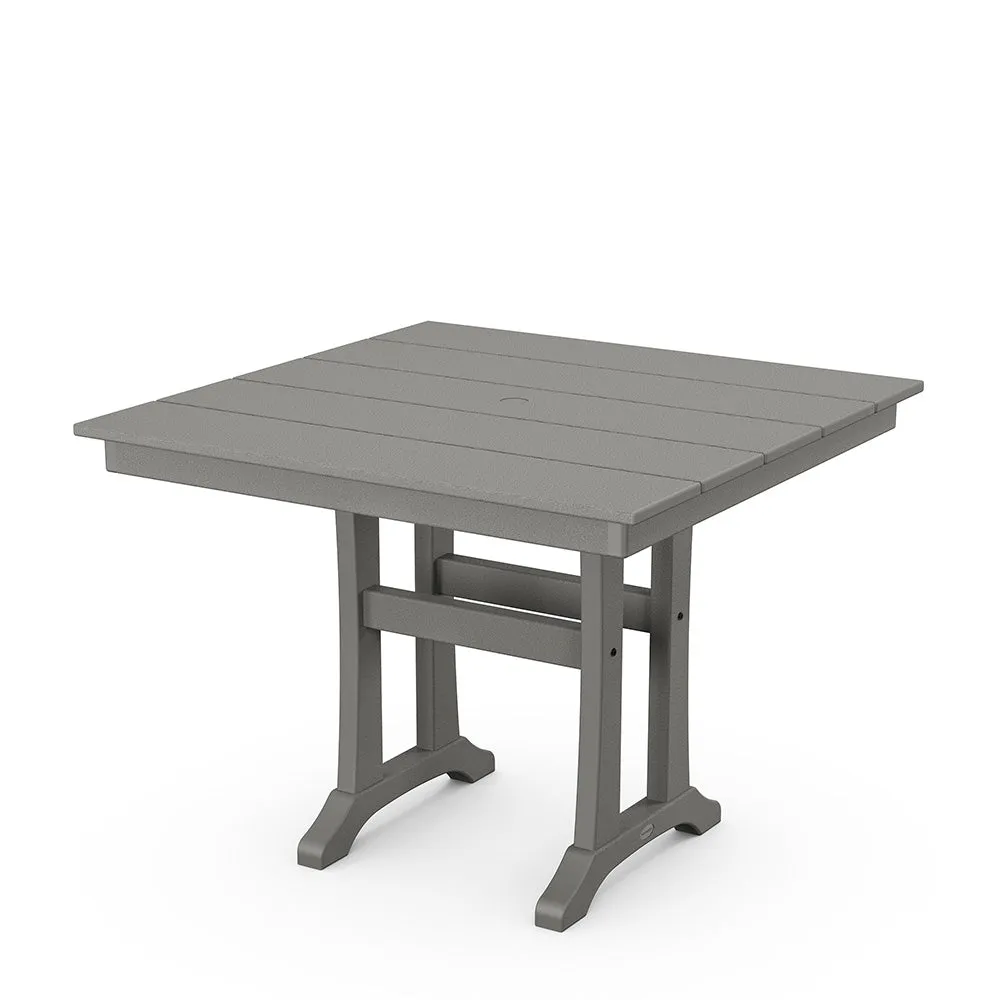 Farmhouse Trestle 37" Dining Table