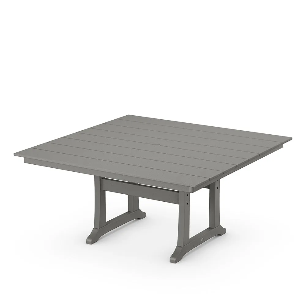 Farmhouse Trestle 59" Dining Table