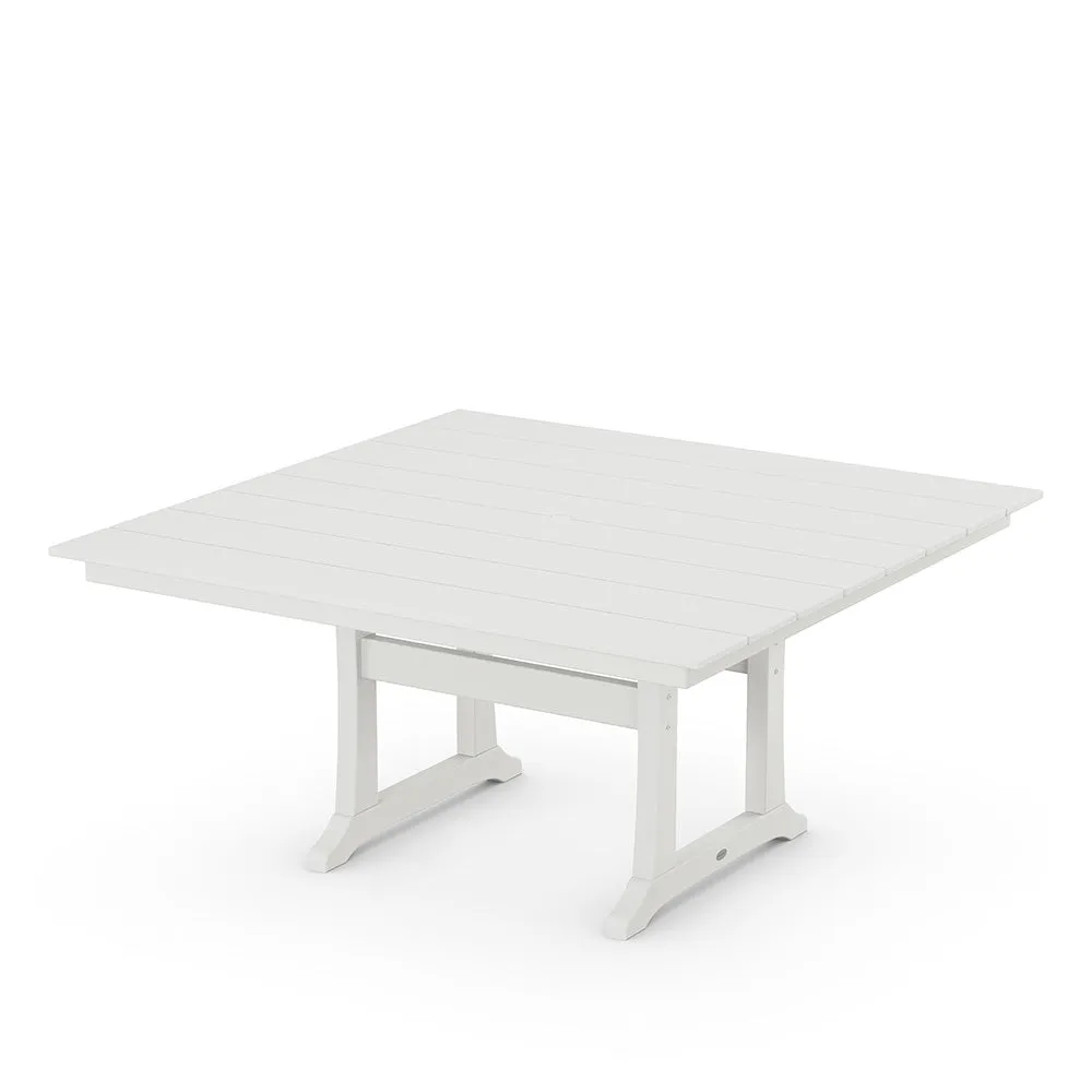 Farmhouse Trestle 59" Dining Table