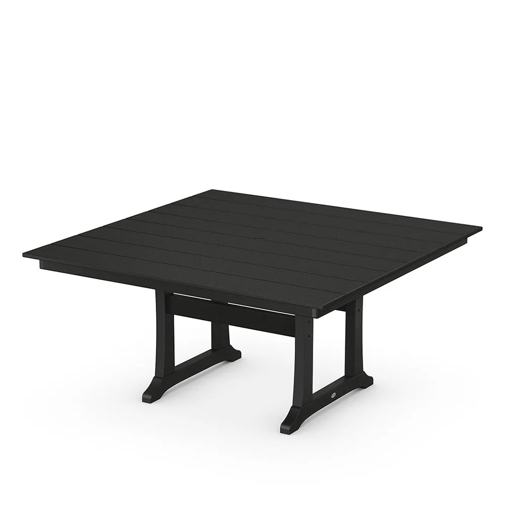 Farmhouse Trestle 59" Dining Table