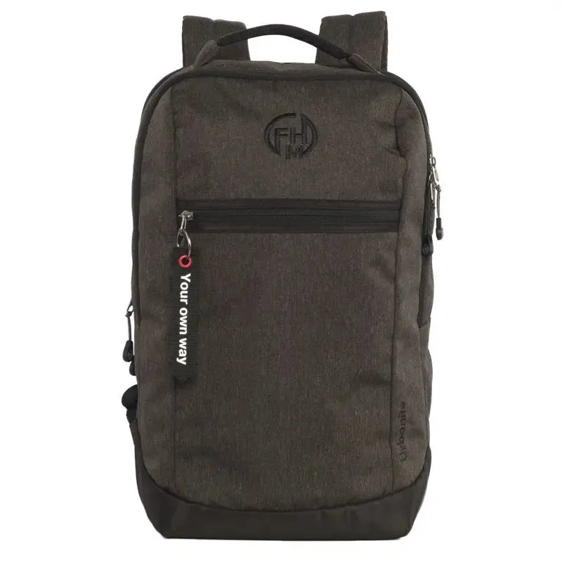 FHM Urbanite Best Laptop Backpack Grey