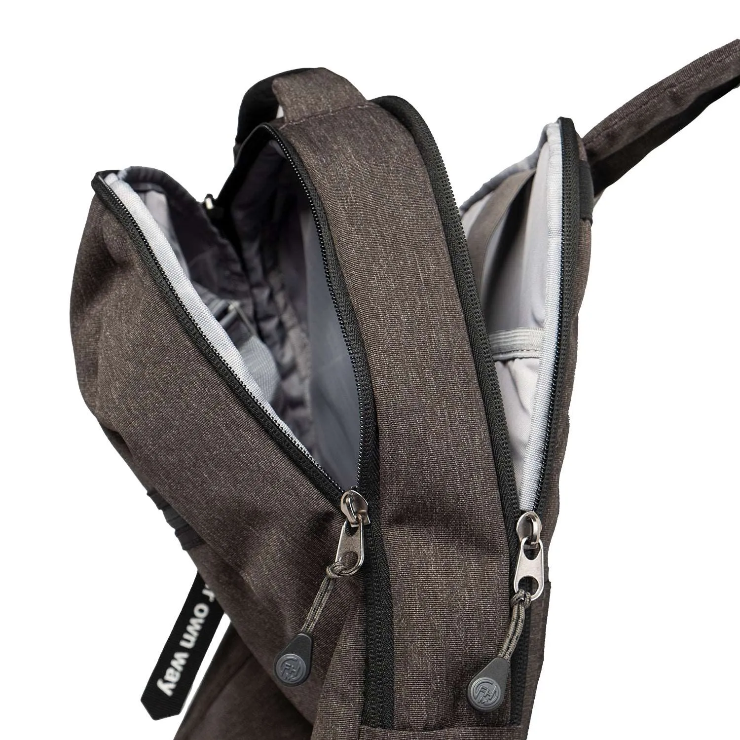 FHM Urbanite Best Laptop Backpack Grey