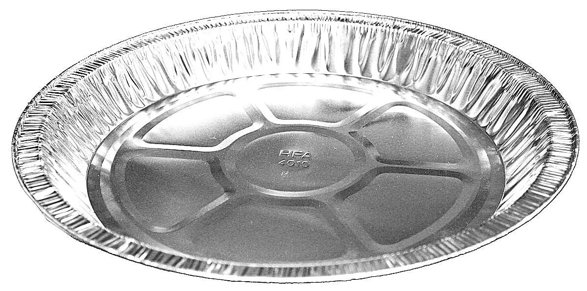 Handi-Foil 10" Medium Foil Pie Pan 1" Deep 500/CS