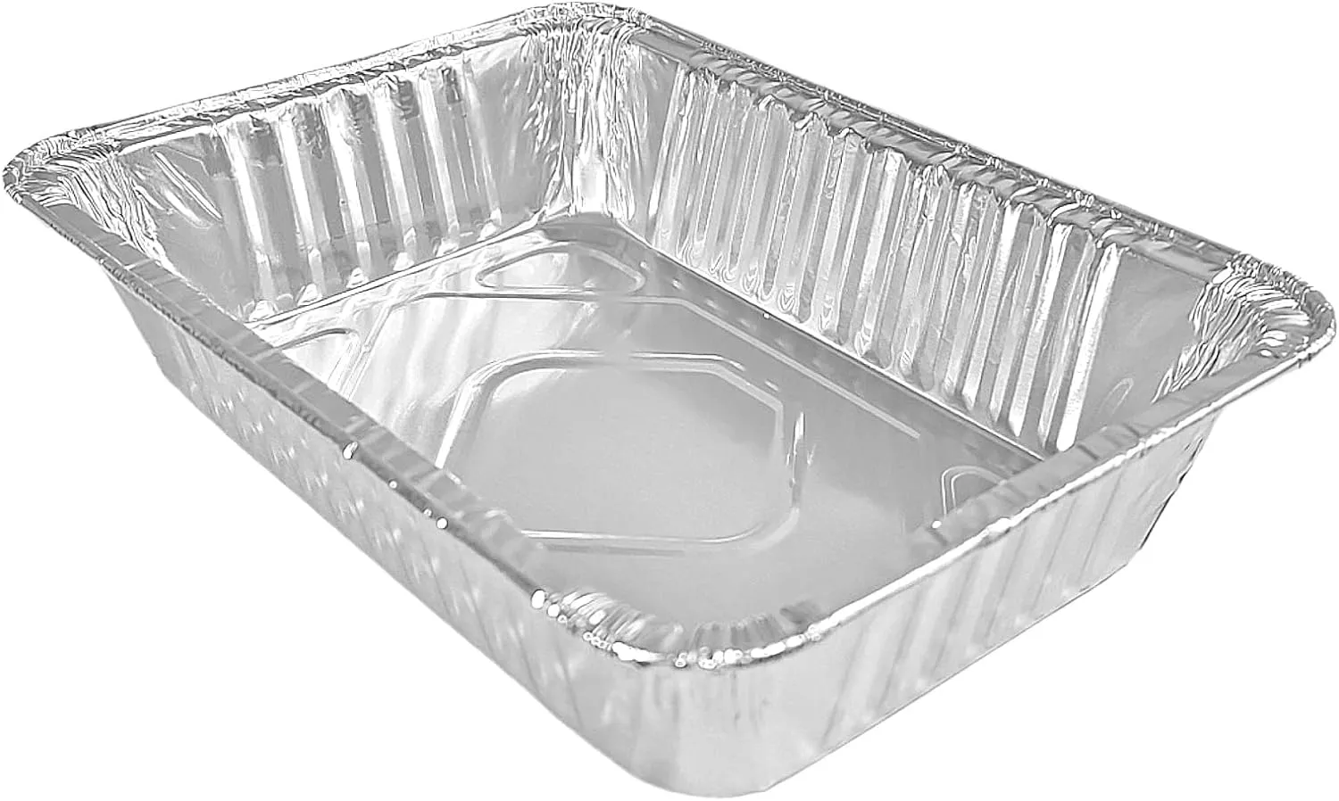 Handi-Foil 2 1/4 lb. Oblong Take-Out Foil Pan w/Foil Lid Combo Pack 50/PK