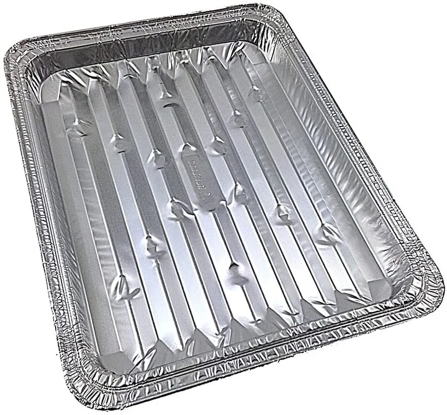 Handi-Foil Disposable Aluminum Foil Broiler Baking Cooking Pan 10/PK