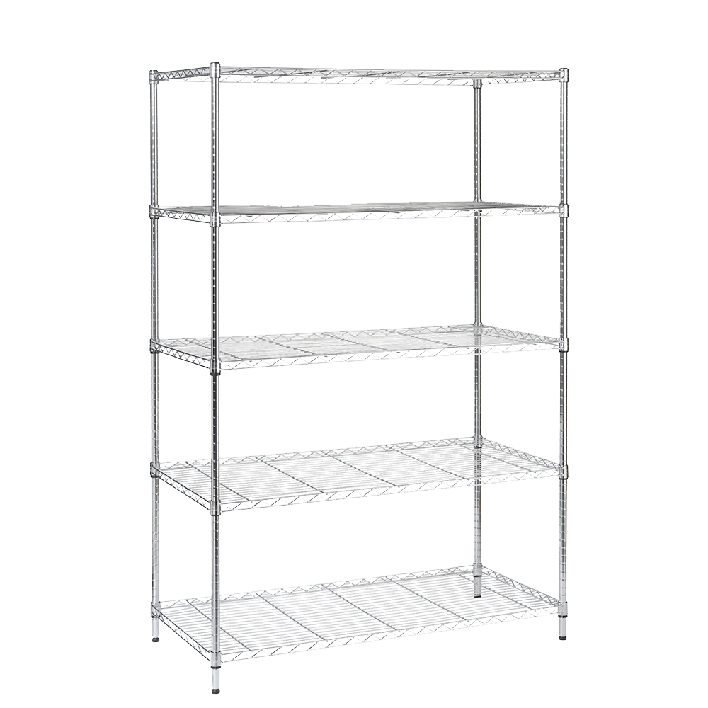 Heavy Duty Metal Chrome Wire Shelving Unit - Select Your Size