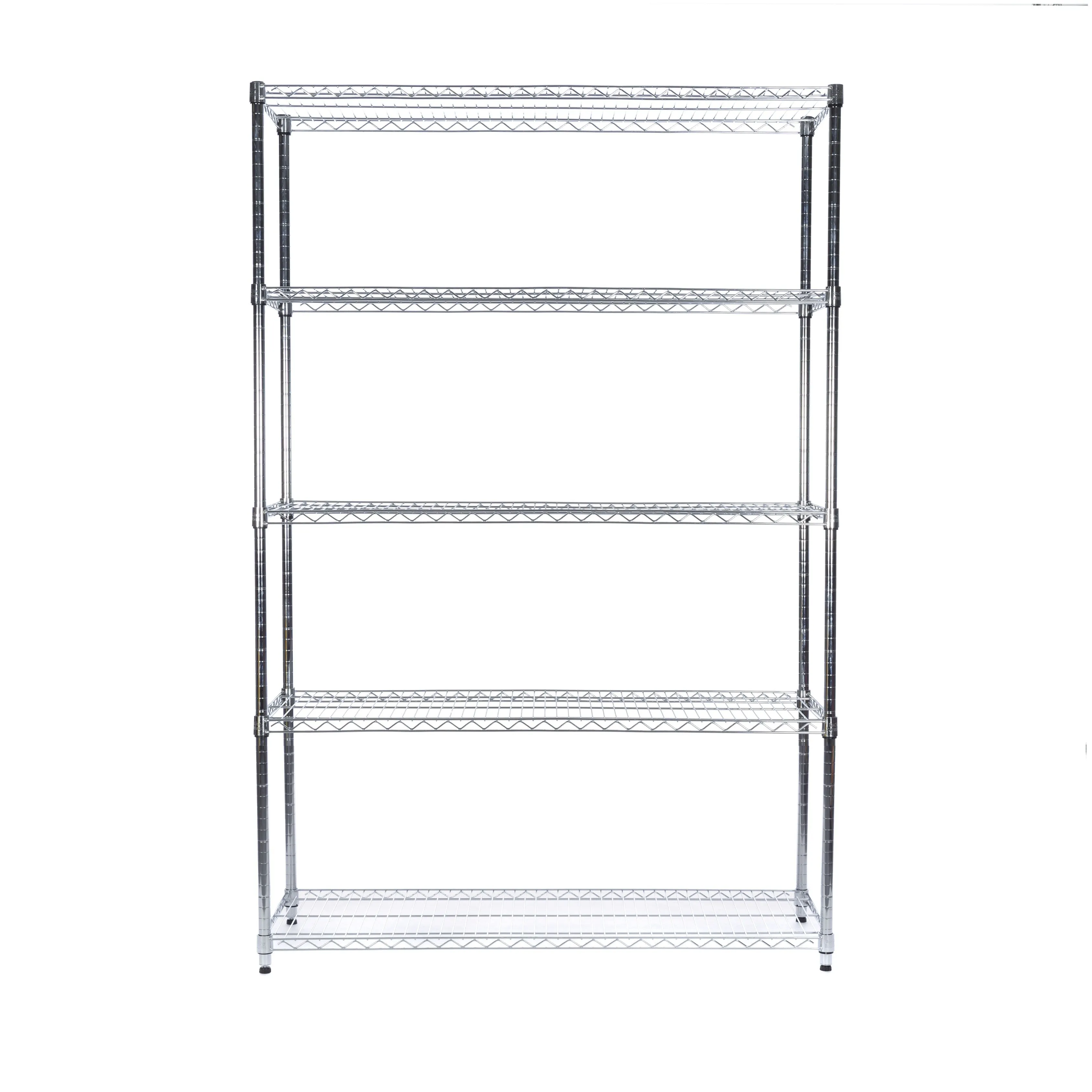 Heavy Duty Metal Chrome Wire Shelving Unit - Select Your Size