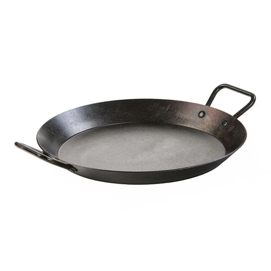 Lodge 15" Seasoned Carbon Steel Dual Handle Pan