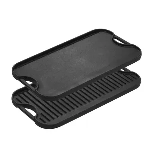 Lodge 20" Cast Iron Reversible Griddle