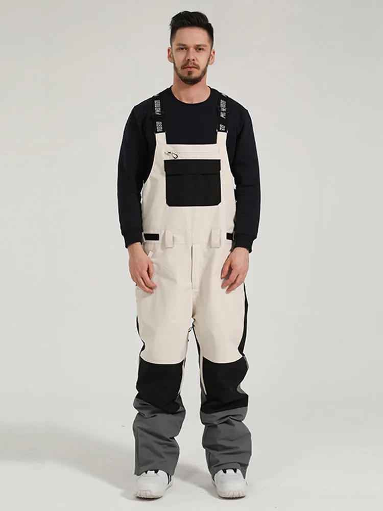 Men's Couple Suspenders Ski Pants Winter Windproof And Waterproof One-Piece Snowborad Pants