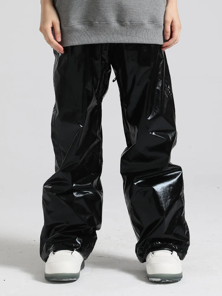 Men's White Dazzling Ski Pants