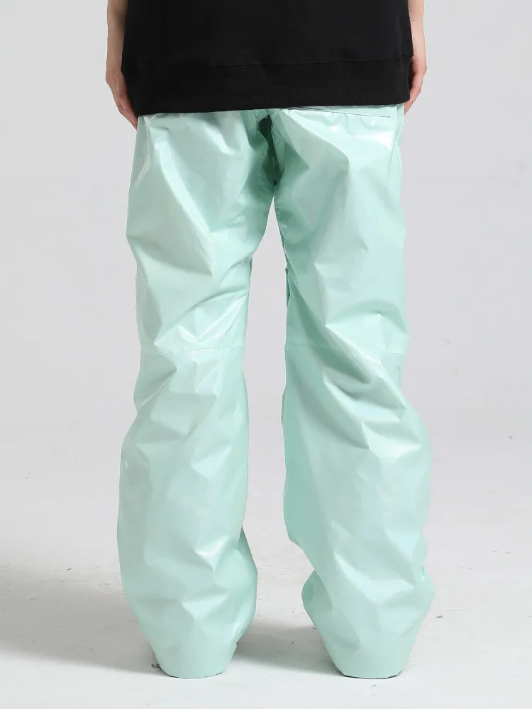 Men's White Dazzling Ski Pants