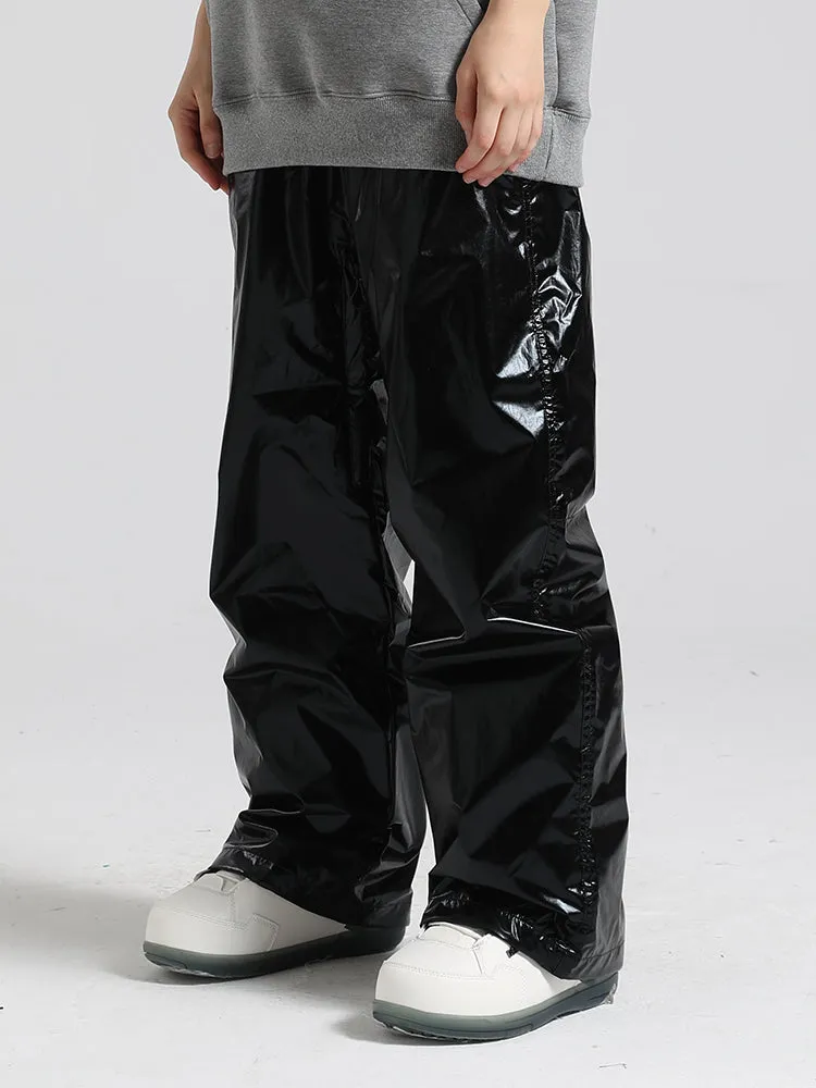 Men's White Dazzling Ski Pants