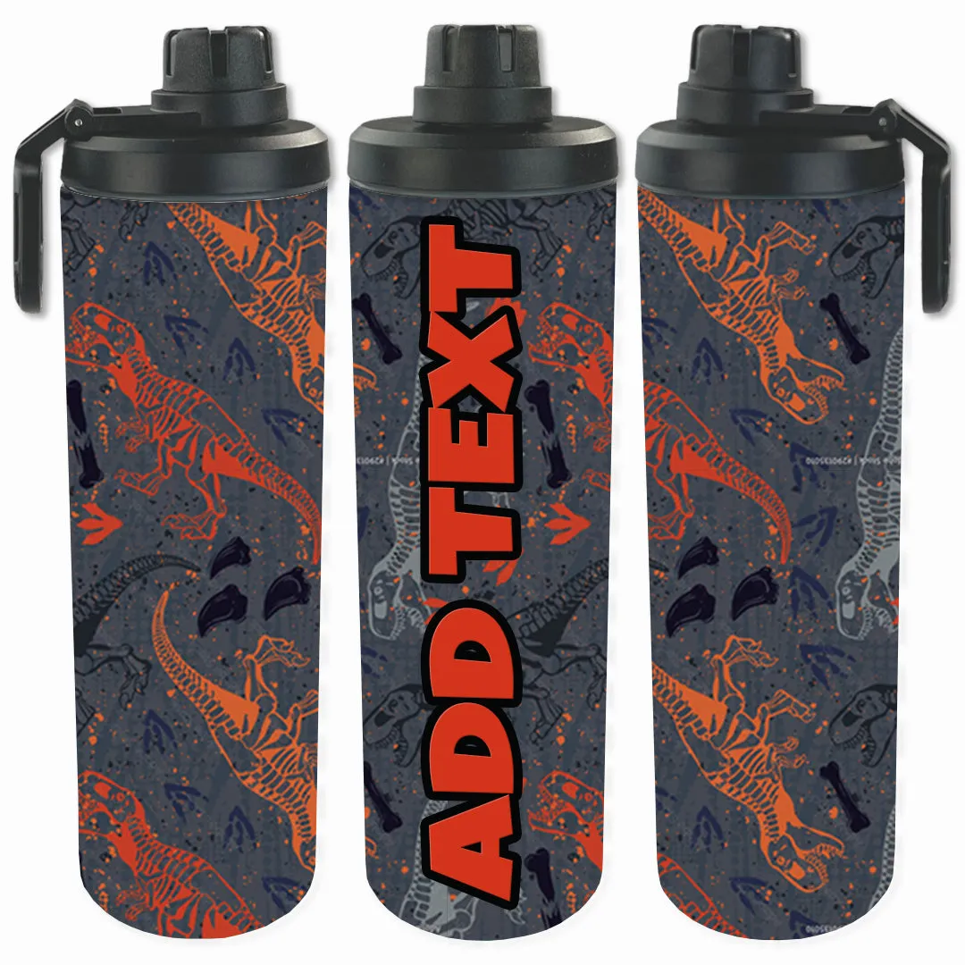 Personalized Backpacks, Lunch Bags, Duffel Bags, or Water Bottles with Full-Color - Dino Fossils