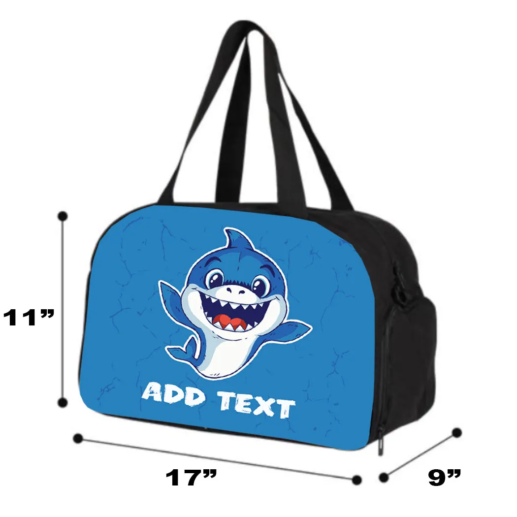 Personalized Full Color Backpacks / Lunch Bag / Duffel Bag - Shark Baby