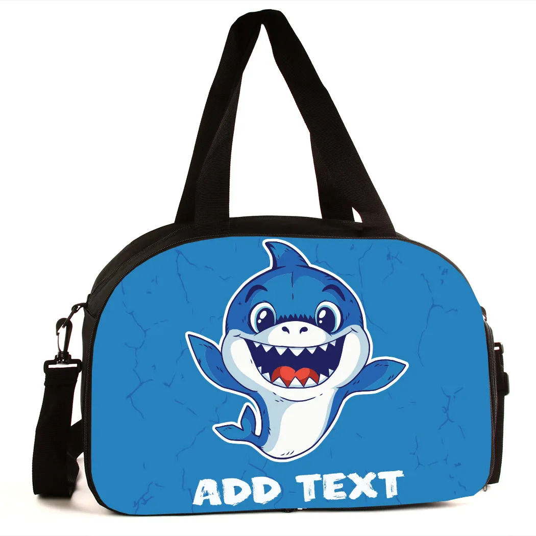 Personalized Full Color Backpacks / Lunch Bag / Duffel Bag - Shark Baby