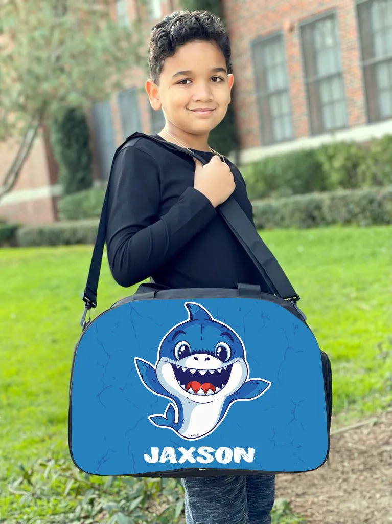 Personalized Full Color Backpacks / Lunch Bag / Duffel Bag - Shark Baby