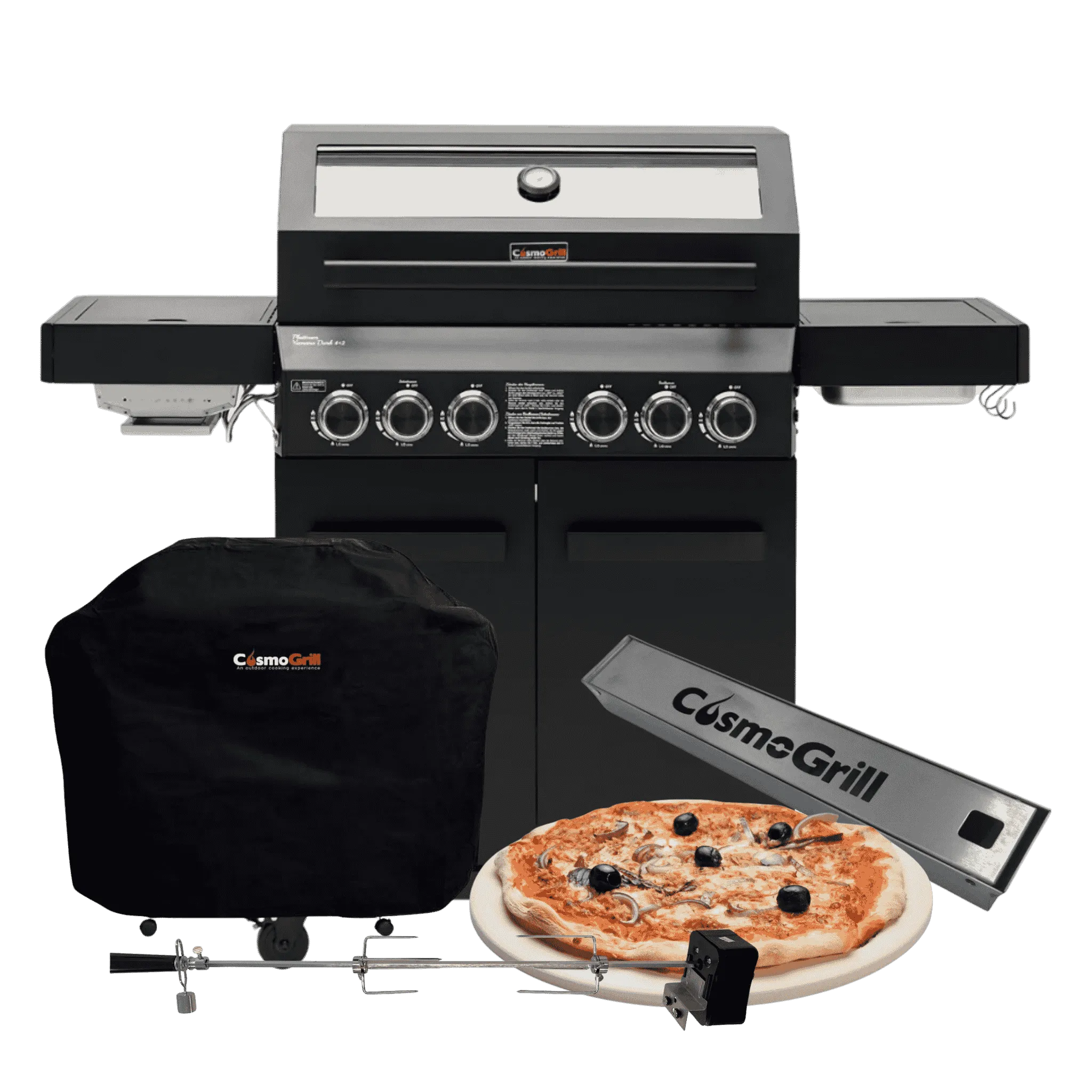 Platinum Yamara Dark 4 2 Gas Barbecue (Ultimate Bundle)