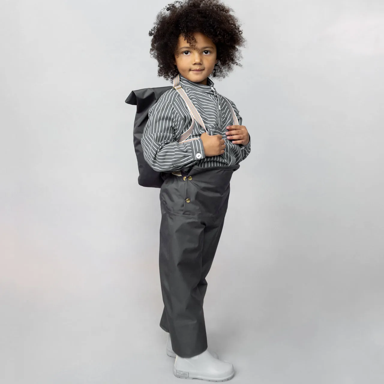 Rain Sailor Pants for Kids 100% recycled PET - Heron (2-10y)