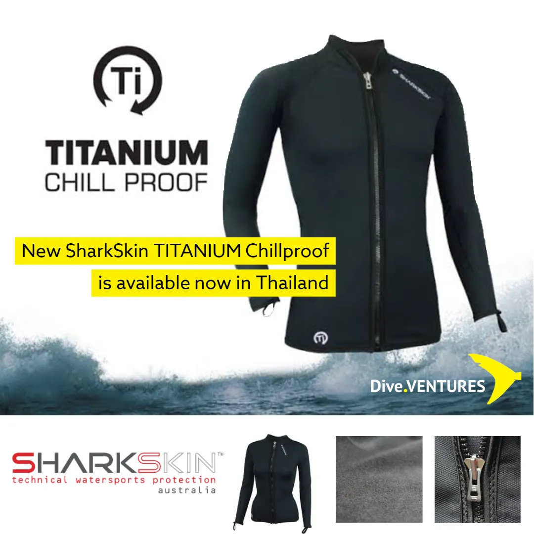 Sharkskin Titanium Chillproof Long Sleeve Full Zip Male