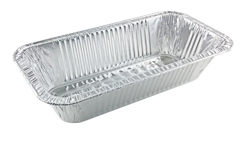 Third-Size Aluminum Foil Steam Table Pan w/Lid Combo 200/CS