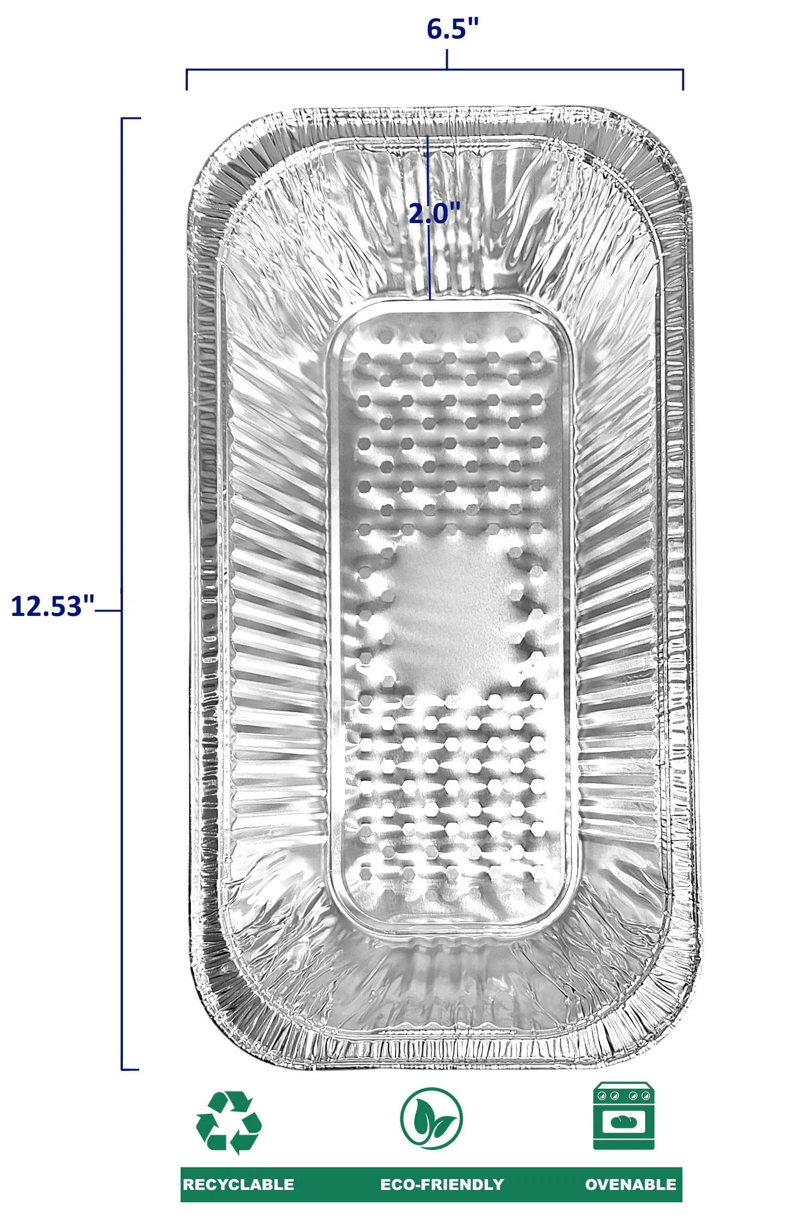 Third-Size Aluminum Foil Steam Table Pan w/Lid Combo 200/CS