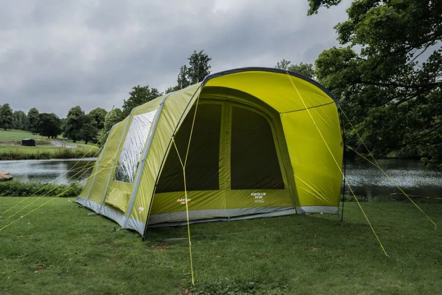 Vango "Avington Flow Air 500" 5 Person Inflatable Air Tent (in Herbal Green)