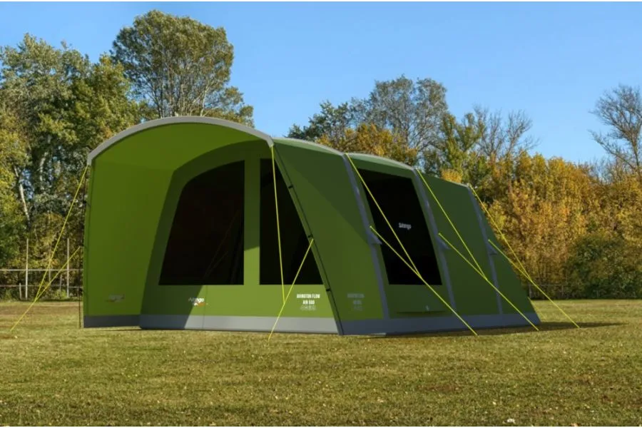 Vango "Avington Flow Air 500" 5 Person Inflatable Air Tent (in Herbal Green)