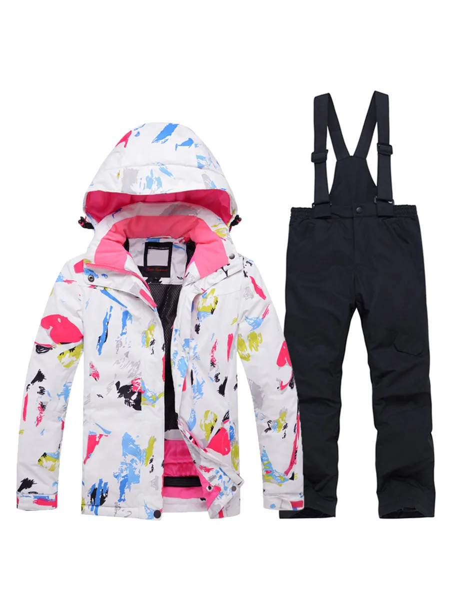 Yeefine Cartoon Kids Snowsuits & Bib Pants